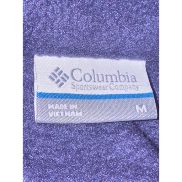 Columbia Womens Medium Purple Full-Zip Fleece Jacket - Picture 4 of 11